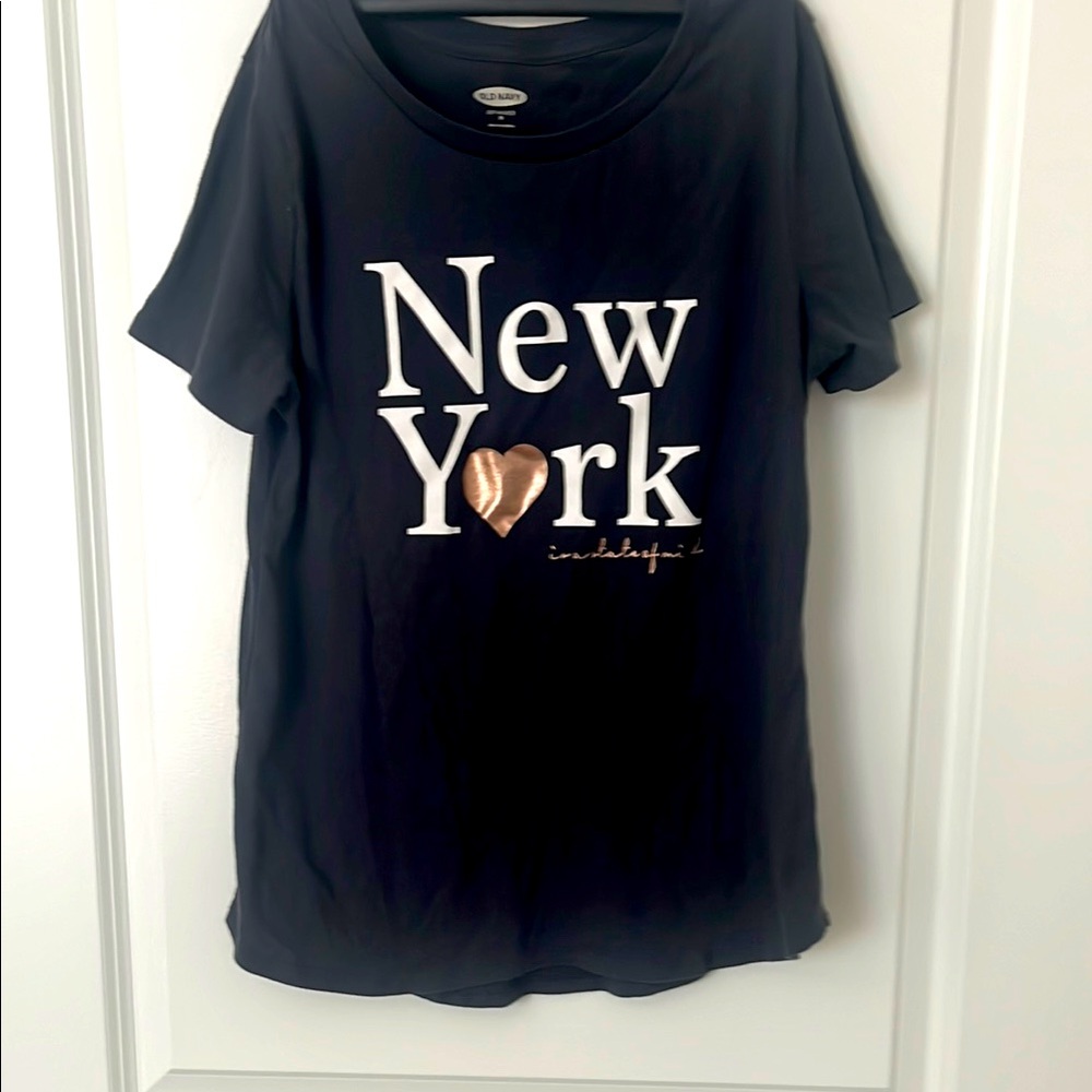 Navy New York Graphic T-Shirt